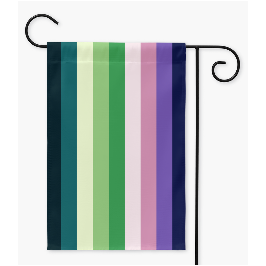 Aroace Spec Yard and Garden Flag | Single Or Double-Sided | 2 Sizes | Aro Ace Spectrum Yard Flag ninjaferretart