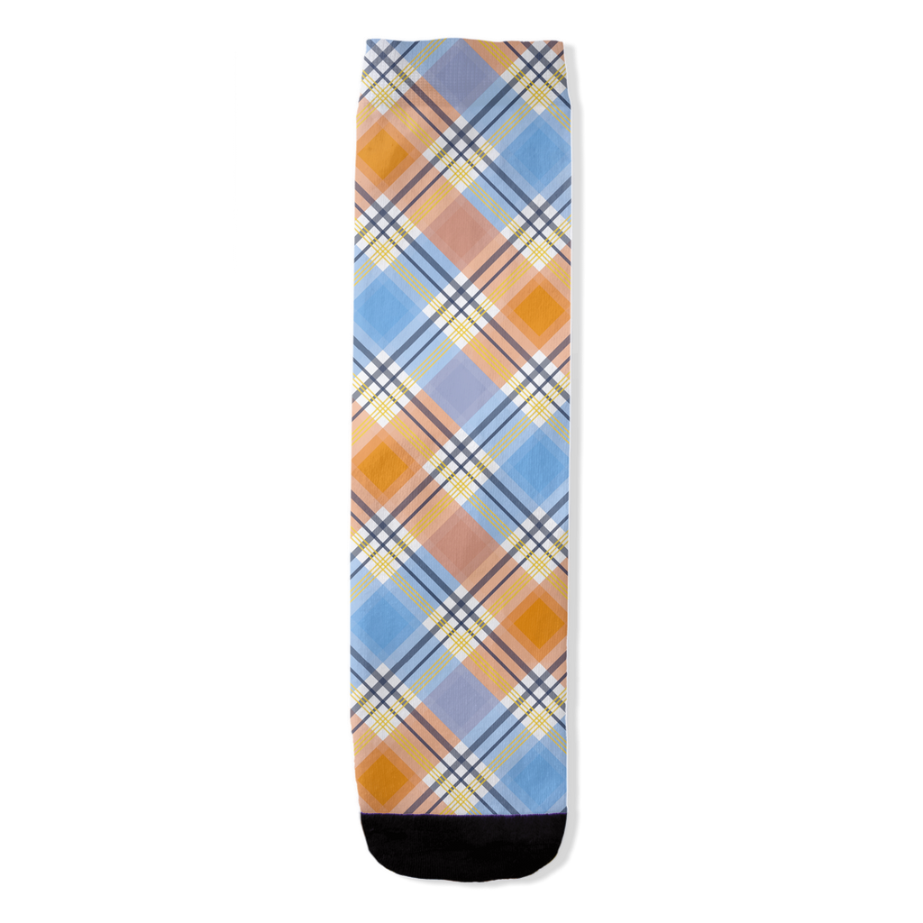 Aroace - V1 Plaid All-Over Print Socks Apparel ninjaferretart