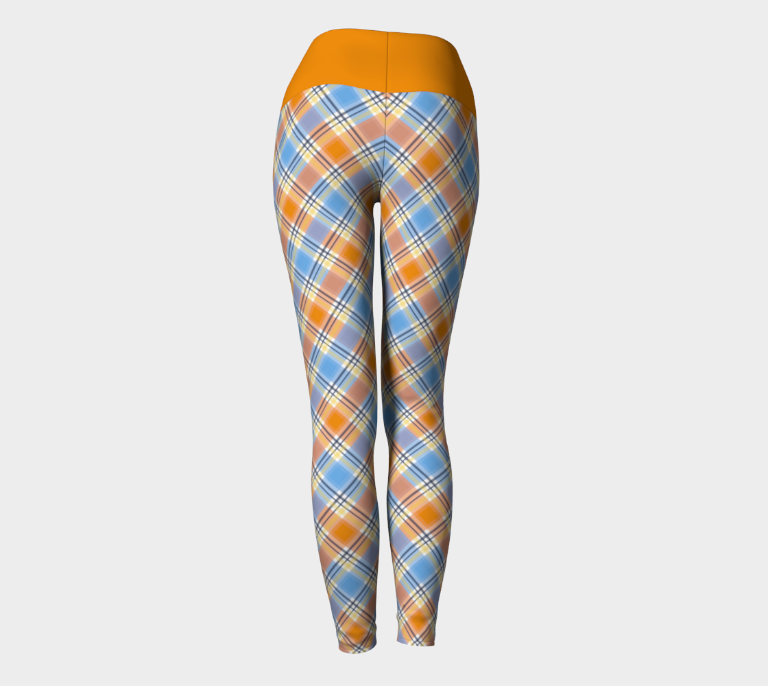 Aroace - V1 Plaid Yoga Leggings Yoga Leggings ninjaferretart