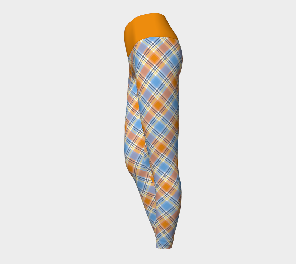 Aroace - V1 Plaid Yoga Leggings Yoga Leggings ninjaferretart