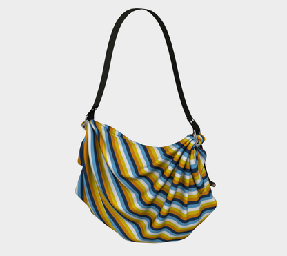 Aroace - V1 Striped Origami Tote Origami Tote ninjaferretart