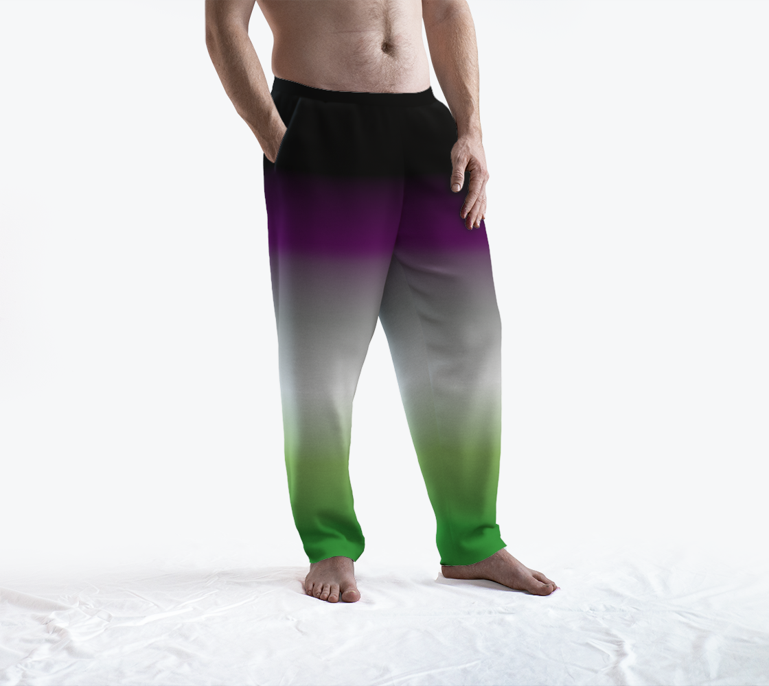 Aroace - V6 Gradient Lounge Pants Lounge Pants ninjaferretart