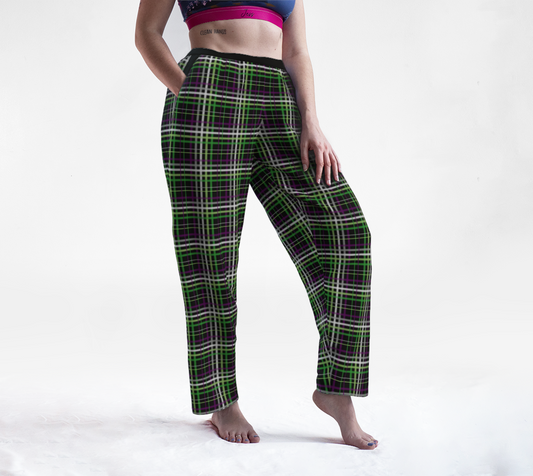 Aroace - V6 Plaid Lounge Pants Lounge Pants ninjaferretart