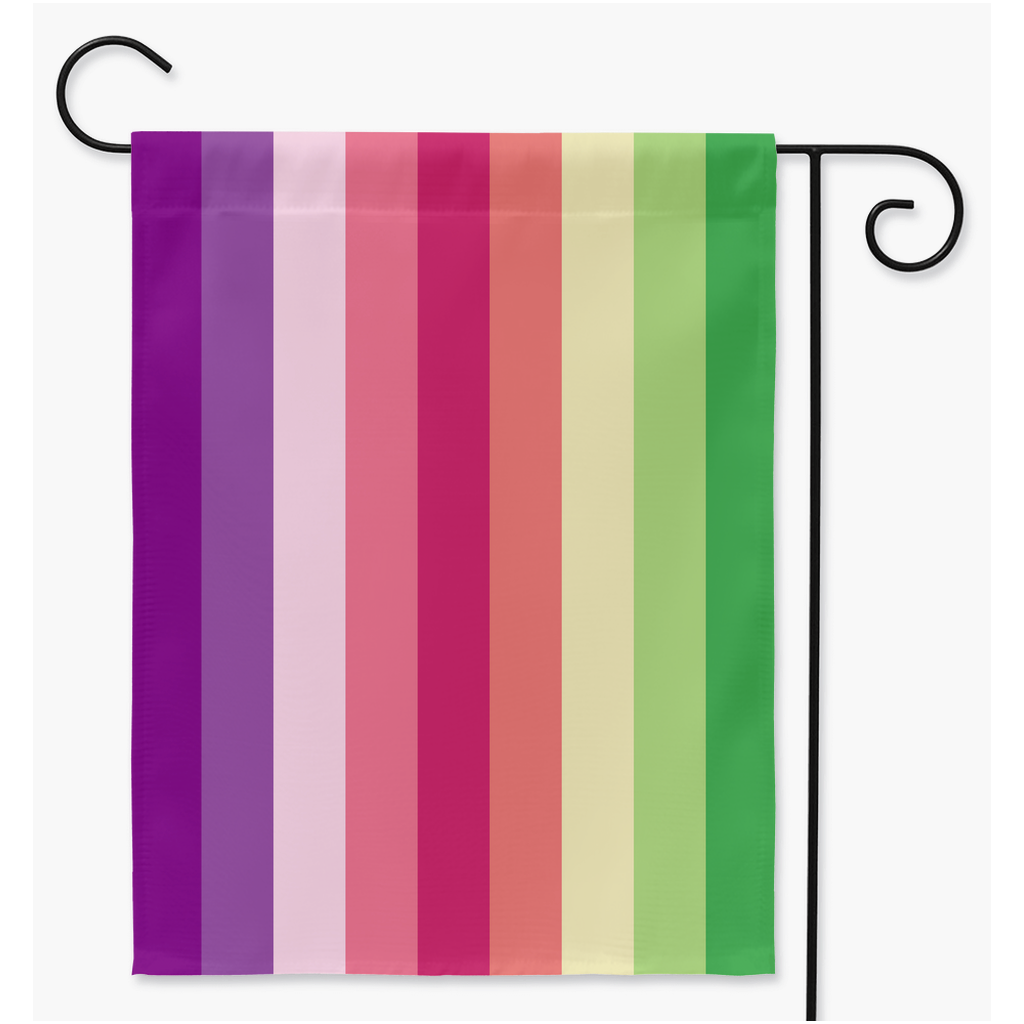 Aroaceflux - V2 Yard and Garden Flags | Single Or Double-Sided | 2 Sizes | Aro Ace Spectrum Yard Flag ninjaferretart