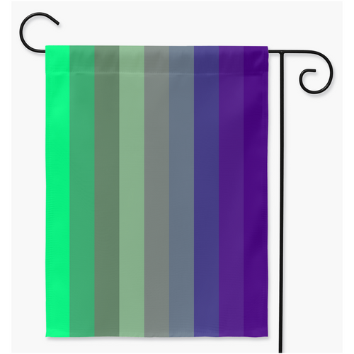 Aroaceflux - V3 Yard and Garden Flags | Single Or Double-Sided | 2 Sizes | Aro Ace Spectrum Yard Flag ninjaferretart