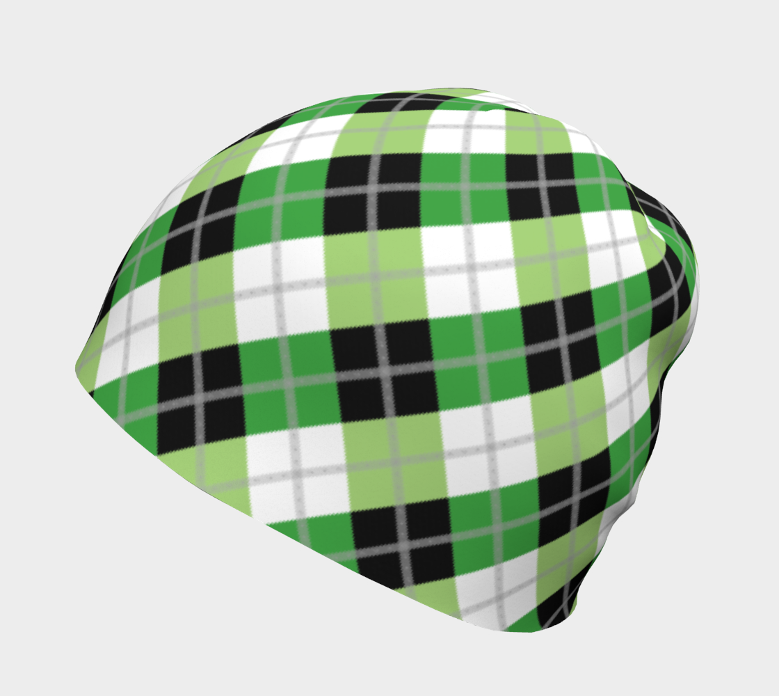 Aromantic Argyle Beanie Beanie ninjaferretart