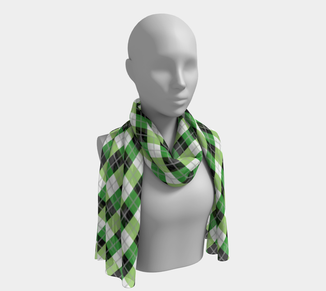 Aromantic Argyle Long Scarf Long Scarf ninjaferretart