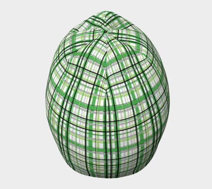 Aromantic Madras Plaid Beanie Beanie ninjaferretart