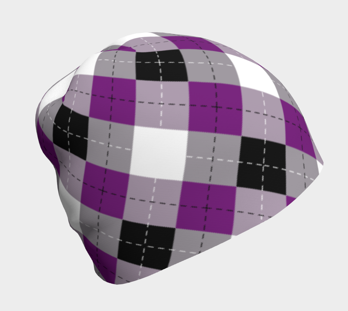 Asexual Argyle Beanie Beanie ninjaferretart