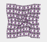 Asexual Argyle Square Scarf Square Scarf ninjaferretart