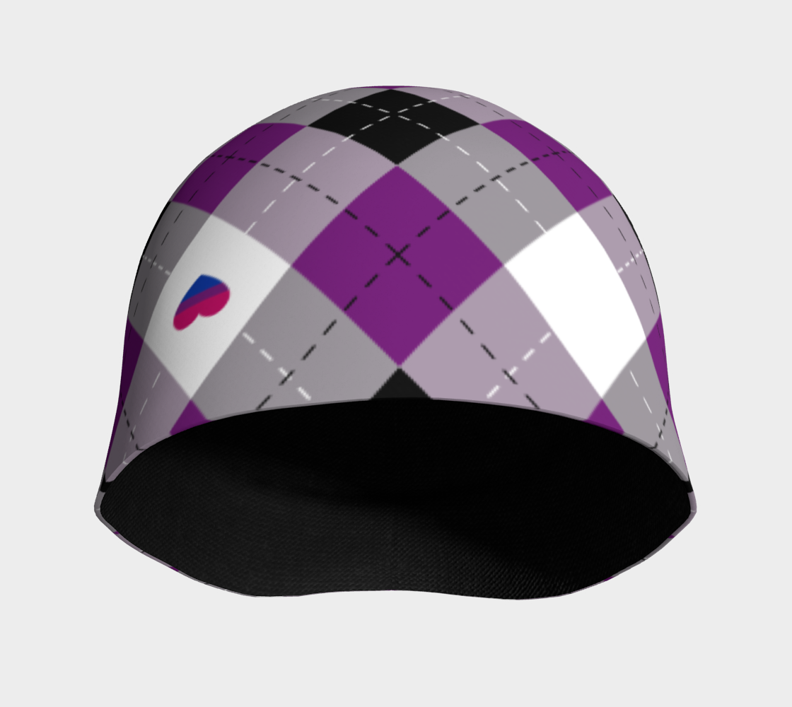 Asexual Biromantic Argyle Beanie Beanie ninjaferretart