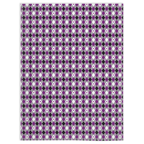 Asexual Biromantic Argyle Pride Minky Blankets Blanket ninjaferretart