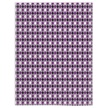 Asexual Panromantic Argyle Pride Minky Blankets Blanket ninjaferretart