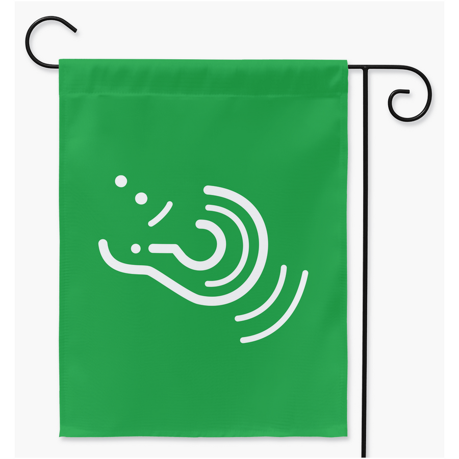 Auditory Processing Disorder Yard and Garden Flags | Single Or Double-Sided | 2 Sizes Yard Flag ninjaferretart