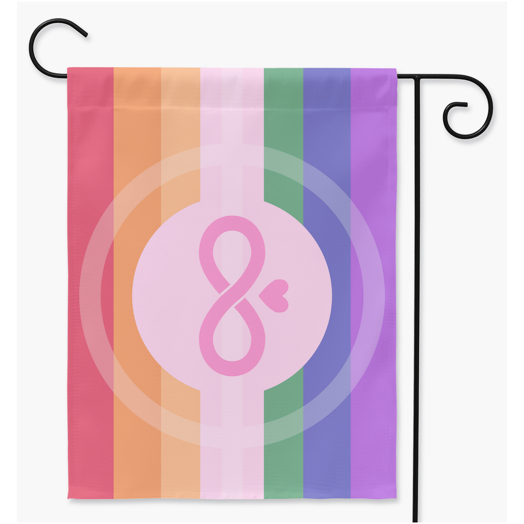 Autigender - V4 Yard and Garden Flags | Single Or Double-Sided | 2 Sizes Yard Flag ninjaferretart