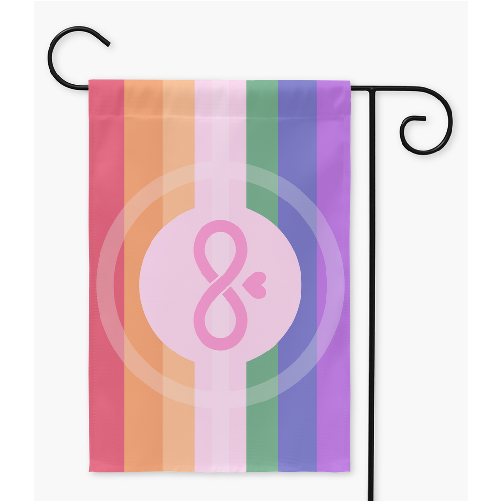 Autigender - V4 Yard and Garden Flags | Single Or Double-Sided | 2 Sizes Yard Flag ninjaferretart