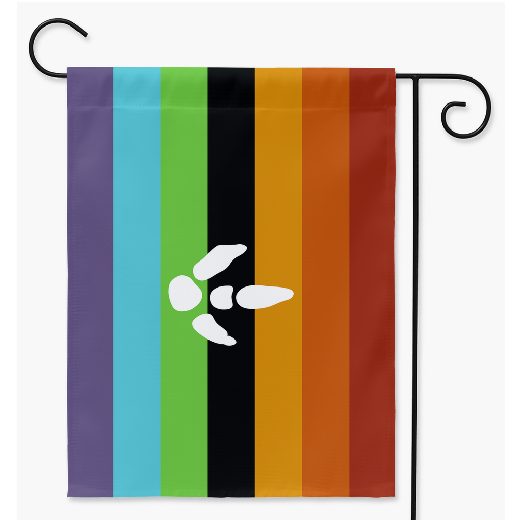 Avian Pride Yard Flags | Single Or Double-Sided | 2 Sizes  | Avians/Featheries, Cetaceans, Furries, Scalies Yard Flag ninjaferretart