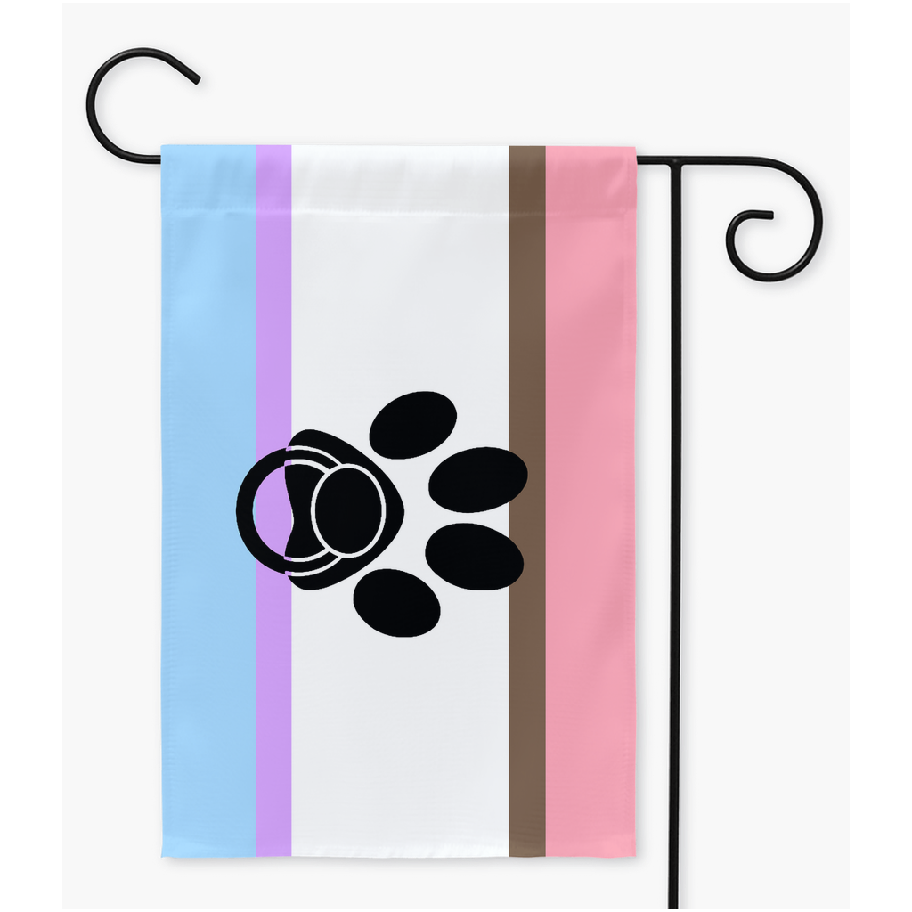 Babyfur Pride Yard Flags  | Single Or Double-Sided | 2 Sizes  | Avians/Featheries, Cetaceans, Furries, Scalies Yard Flag ninjaferretart