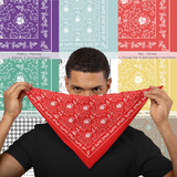 Hanky Code Bandanas | Flagging | Kink & Fetish | 40 Designs | Gay/Queer/BDSM
