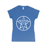 Baphomet Pentagram Fitted Tshirt | Choose Your Colourway | Gildan Apparel ninjaferretart