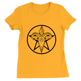 Baphomet Pentagram - LIGHT Fitted Tshirt | Choose Your Colourway | Bella + Canvas Apparel ninjaferretart