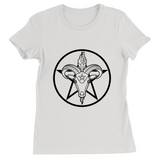 Baphomet Pentagram - LIGHT Fitted Tshirt | Choose Your Colourway | Bella + Canvas Apparel ninjaferretart