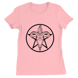 Baphomet Pentagram - LIGHT Fitted Tshirt | Choose Your Colourway | Bella + Canvas Apparel ninjaferretart