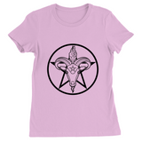Baphomet Pentagram - LIGHT Fitted Tshirt | Choose Your Colourway | Bella + Canvas Apparel ninjaferretart