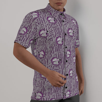 Betta and Seaweed 4-Way Stretch Short Sleeve Shirt with Collar | Relaxed Fit | Choose Your Colourway Apparel ninjaferretart