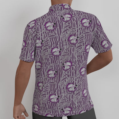 Betta and Seaweed 4-Way Stretch Short Sleeve Shirt with Collar | Relaxed Fit | Choose Your Colourway Apparel ninjaferretart