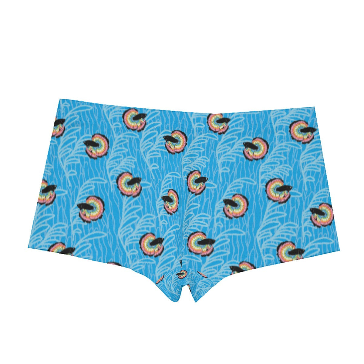 Betta and Seaweed Pattern Short Boxer Briefs | Choose Your Colourway  ninjaferretart