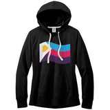 Polyamory Pride Flag Fitted Re-Fleece Hoodie | Choose Your Flag