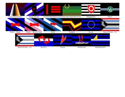 Portatarjetas de visita con bandera fetiche/cartera delgada | Accesorios | Elige tu bandera | Perversión y fetiche 