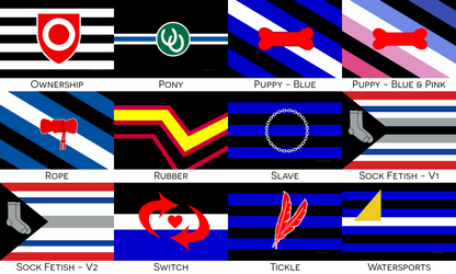 Portatarjetas de visita con bandera fetiche/cartera delgada | Accesorios | Elige tu bandera | Perversión y fetiche 