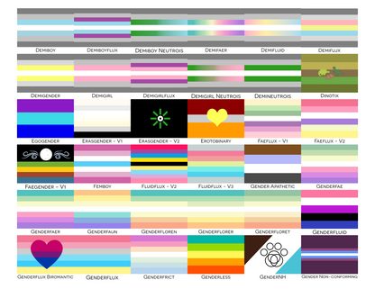 Gender Pride Flag Business Card Holder/Slim Wallet | Accessories | Choose Your Flag | Gender Identity and Presentation