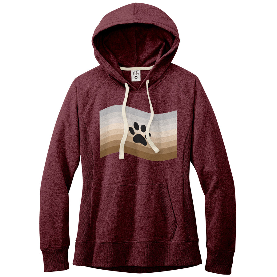 Furry Pride Flag Fitted Re-Fleece Hoodie | Choose Your Flag