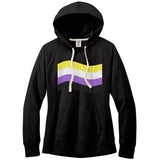 Gender Pride Flag Fitted Re-Fleece Hoodie | Choose Your Flag