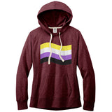 Gender Pride Flag Fitted Re-Fleece Hoodie | Choose Your Flag