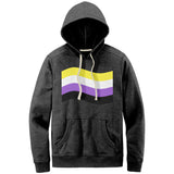 Gender Pride Flag Relaxed Fit Re-Fleece Hoodie | Choose Your Flag