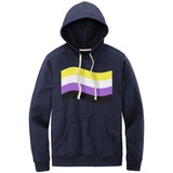 Gender Pride Flag Relaxed Fit Re-Fleece Hoodie | Choose Your Flag