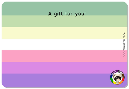 Ninja Ferret Gift Card - Gender Identities