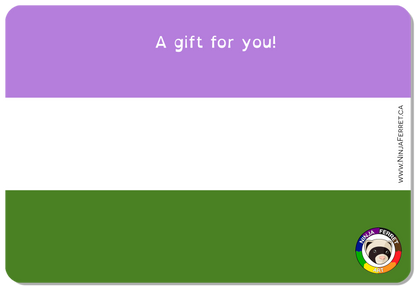 Ninja Ferret Gift Card - Gender Identities