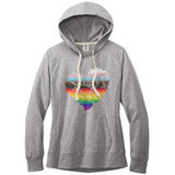 Heart of Hearts Fitted Re-Fleece Hoodie | Choose Your Colourway