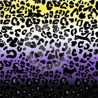 Sample leopard print swatch.