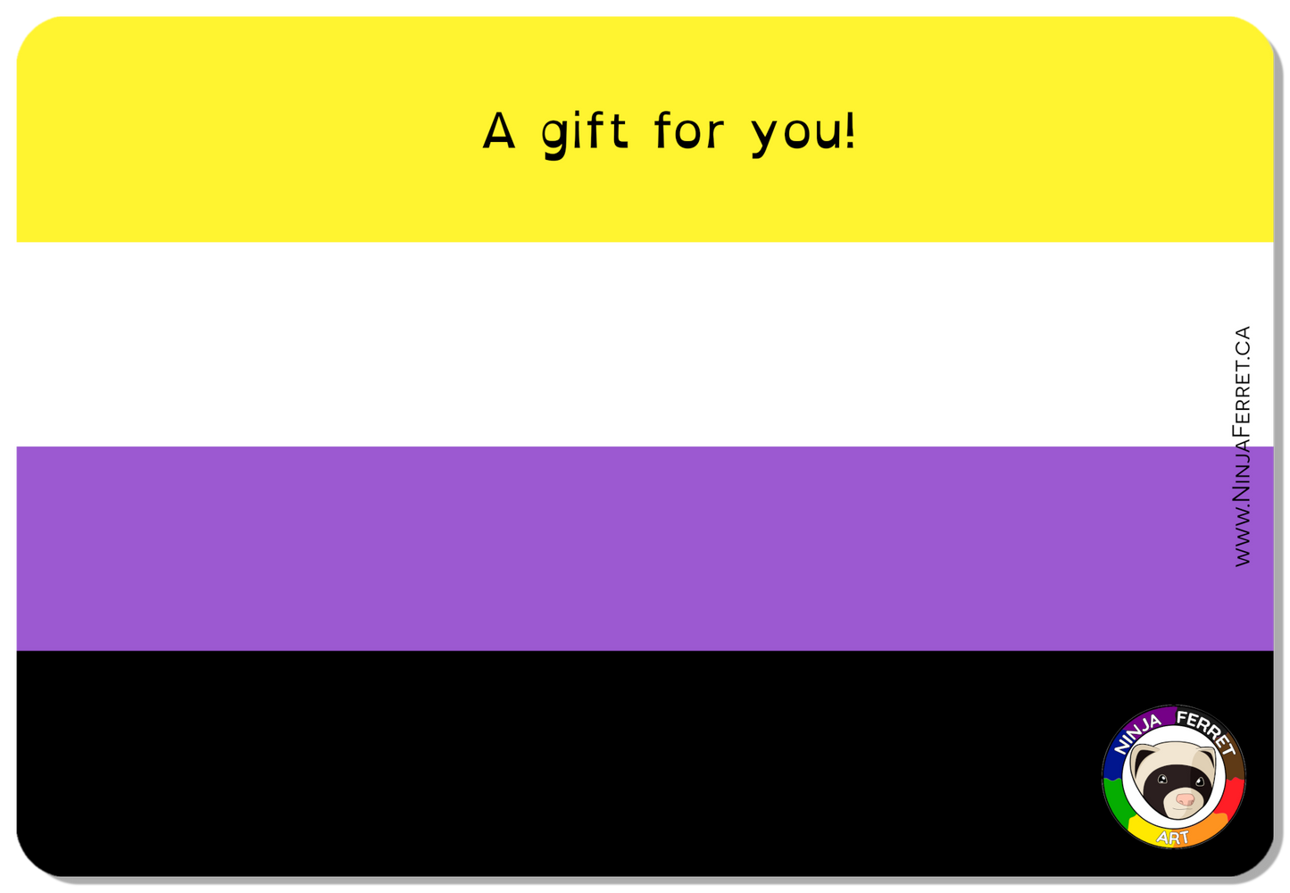 Ninja Ferret Gift Card - Gender Identities