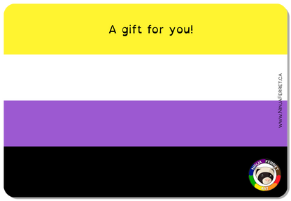 Ninja Ferret Gift Card - Gender Identities