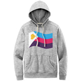 Polyamory Pride Flag Relaxed Fit Re-Fleece Hoodie | Choose Your Flag