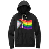 Rainbow Pride Flag Relaxed Fit Re-Fleece Hoodies | Choose Your Flag