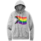 Rainbow Pride Flag Relaxed Fit Re-Fleece Hoodies | Choose Your Flag