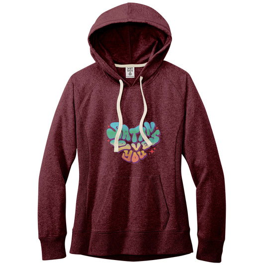 Satan Loves You Fitted Re-Fleece Hoodie